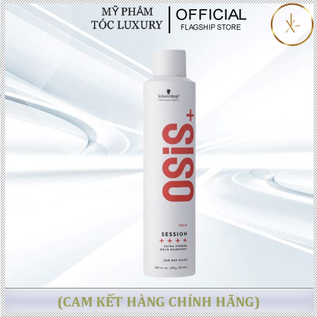 Keo Xịt Schwarzkopf Osis Session (L4) Định Hình Và Giữ Nếp Tóc Siêu Cứng 300ml